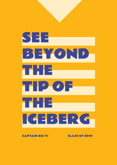 See beyond the tip of the iceberg - Captain Rui Yi